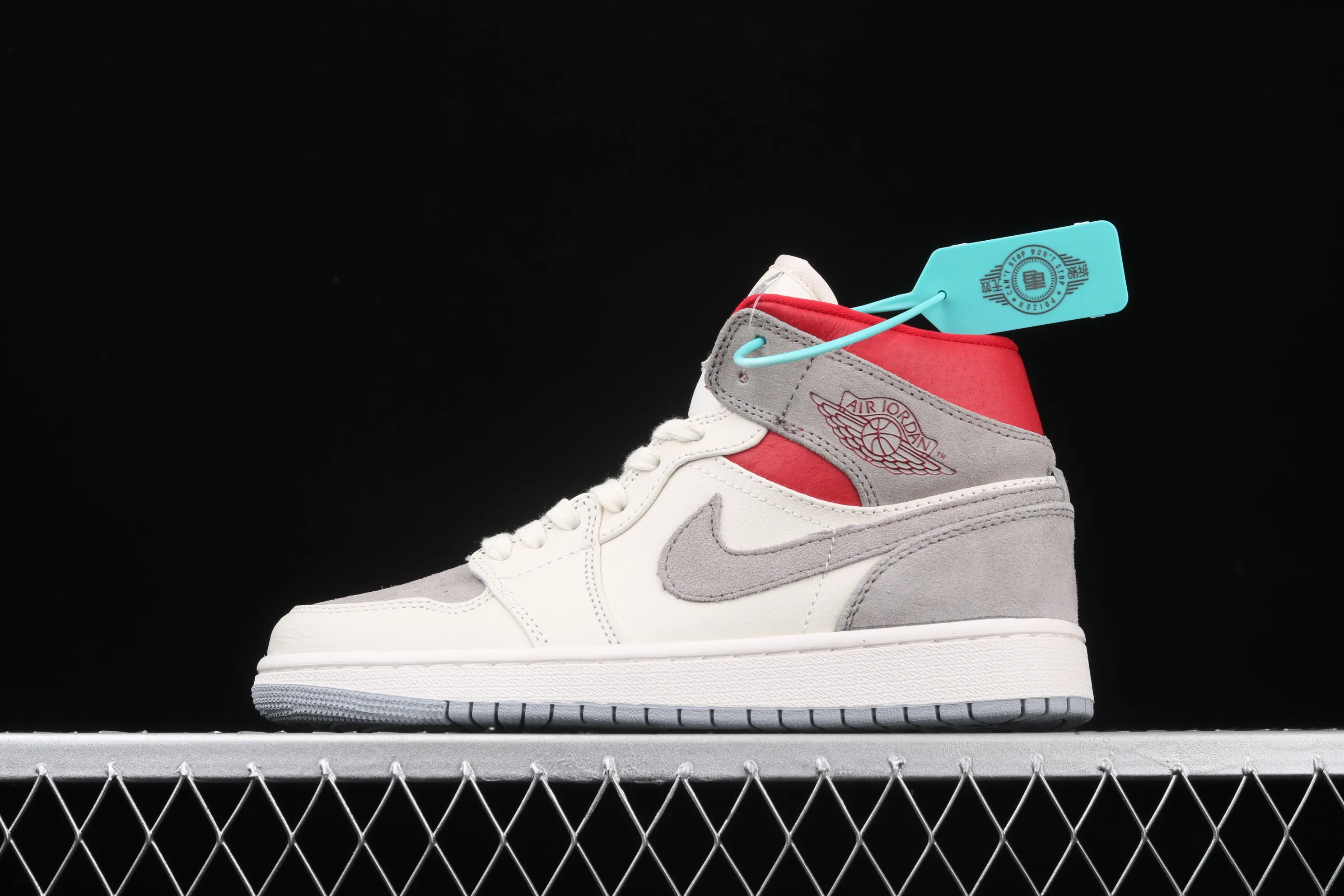 All categories Air Jordan Jordan series basketball shoes Air Jordan 1 Mid SNS x Air Jordan 1 Mid Prm AJ1 Joe 1 joint rookie mid-top basketball shoes CT3443-100